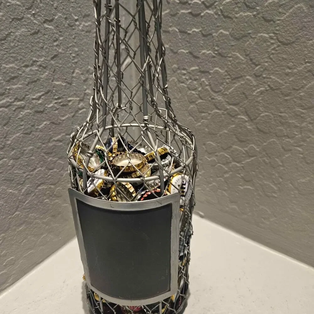 Metal Beer Bottle Cap Holder Beer Shaped